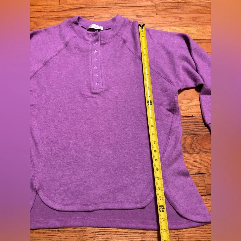 Zenana Outfitters Mauve Scoop Henley